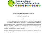 OECS Mapping of Communication, learning and training resources for early childhood development in the Eastern Caribbean